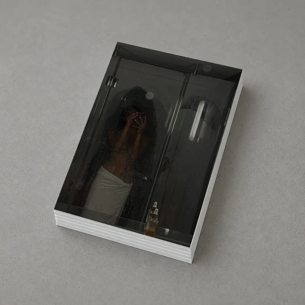 Woman in Towel Steamy Bathroom Mirror – Postcards