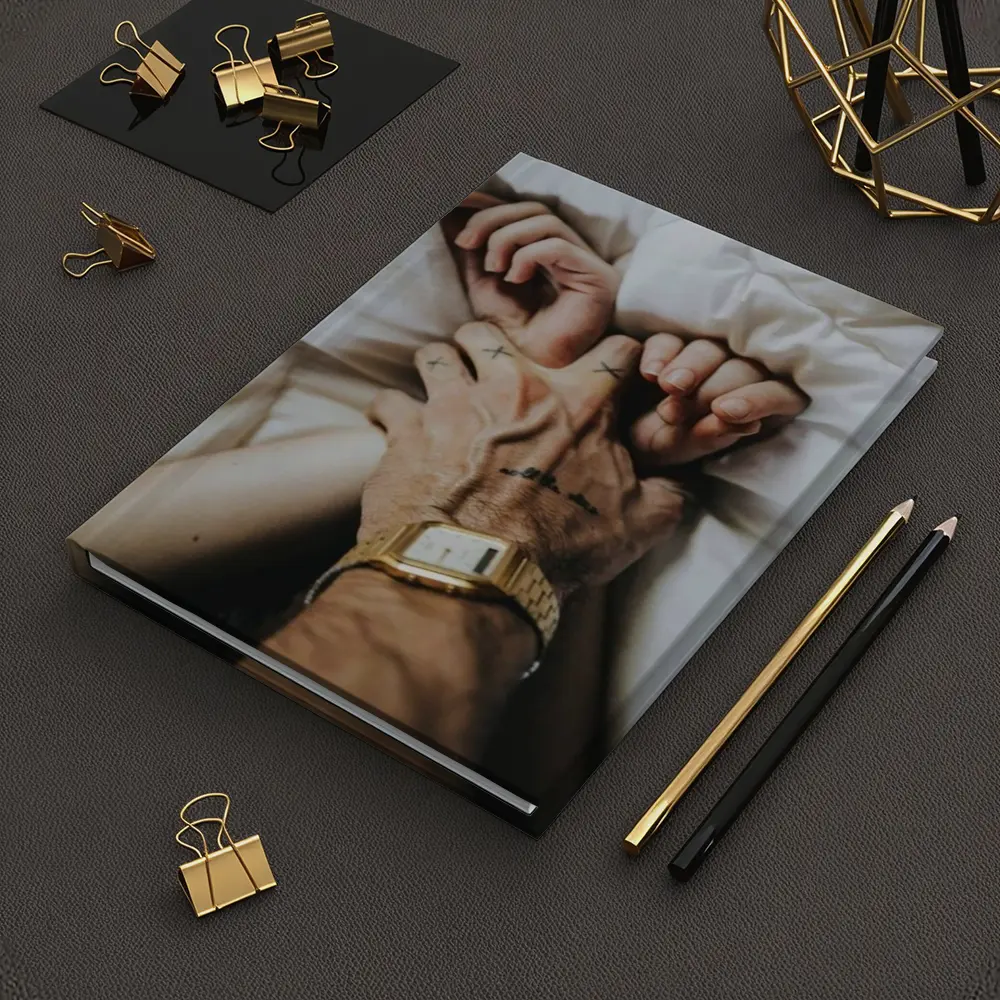 Couple Holding Hands Gold Watch Tattoos – Notebooks