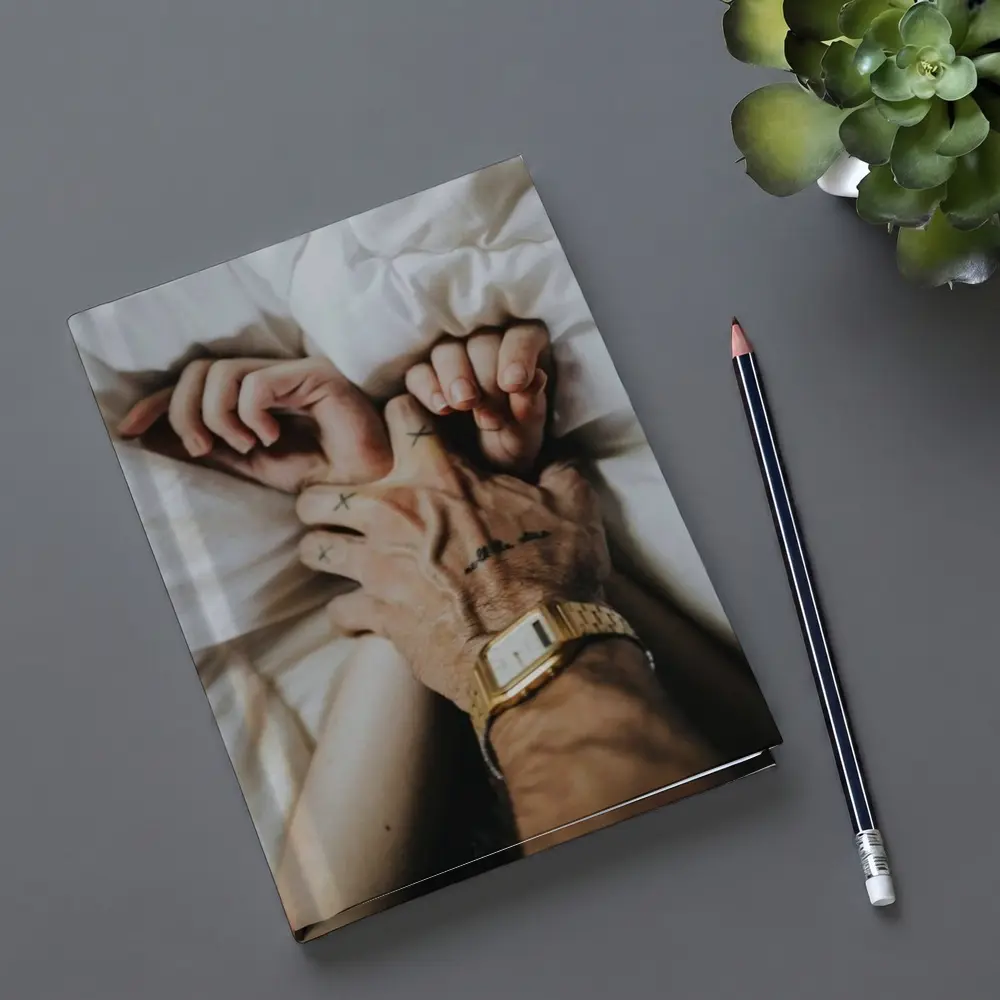 Couple Holding Hands Gold Watch Tattoos – Notebooks