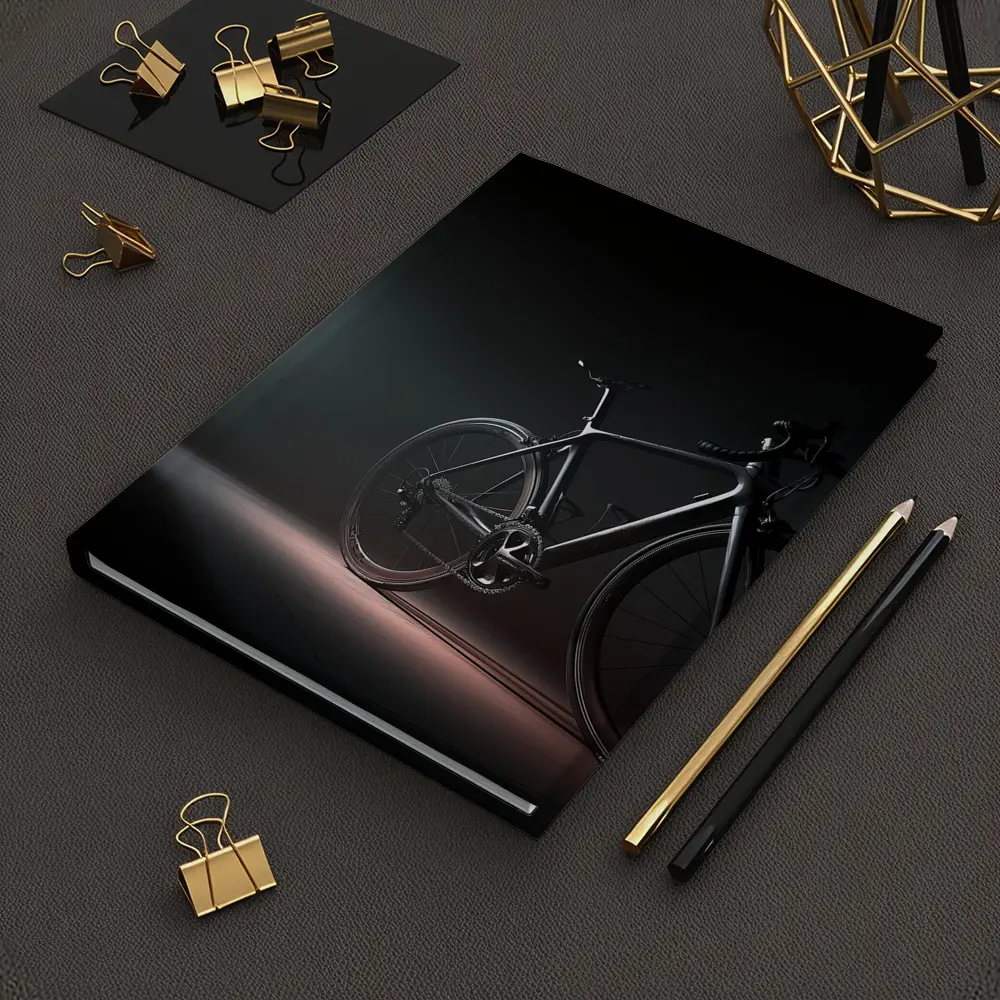 Road Bike Dark Moody Underground Tunnel Light – Notebooks
