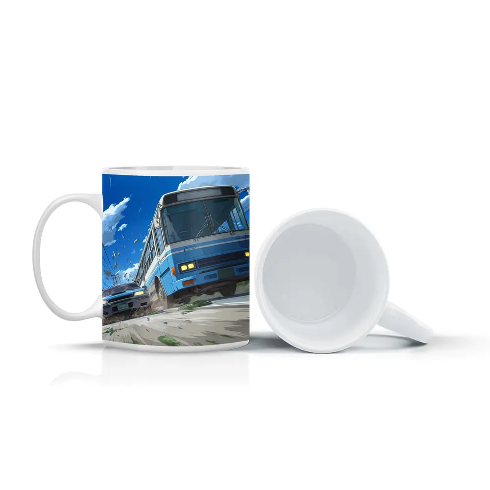 Anime Bus and Car High Speed Chase – Mugs