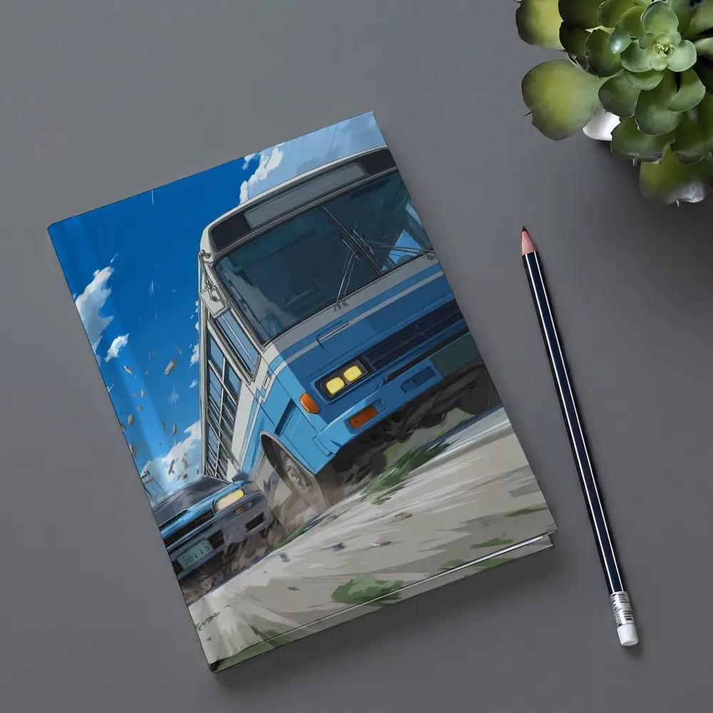 Anime Bus and Car High Speed Chase – Notebooks