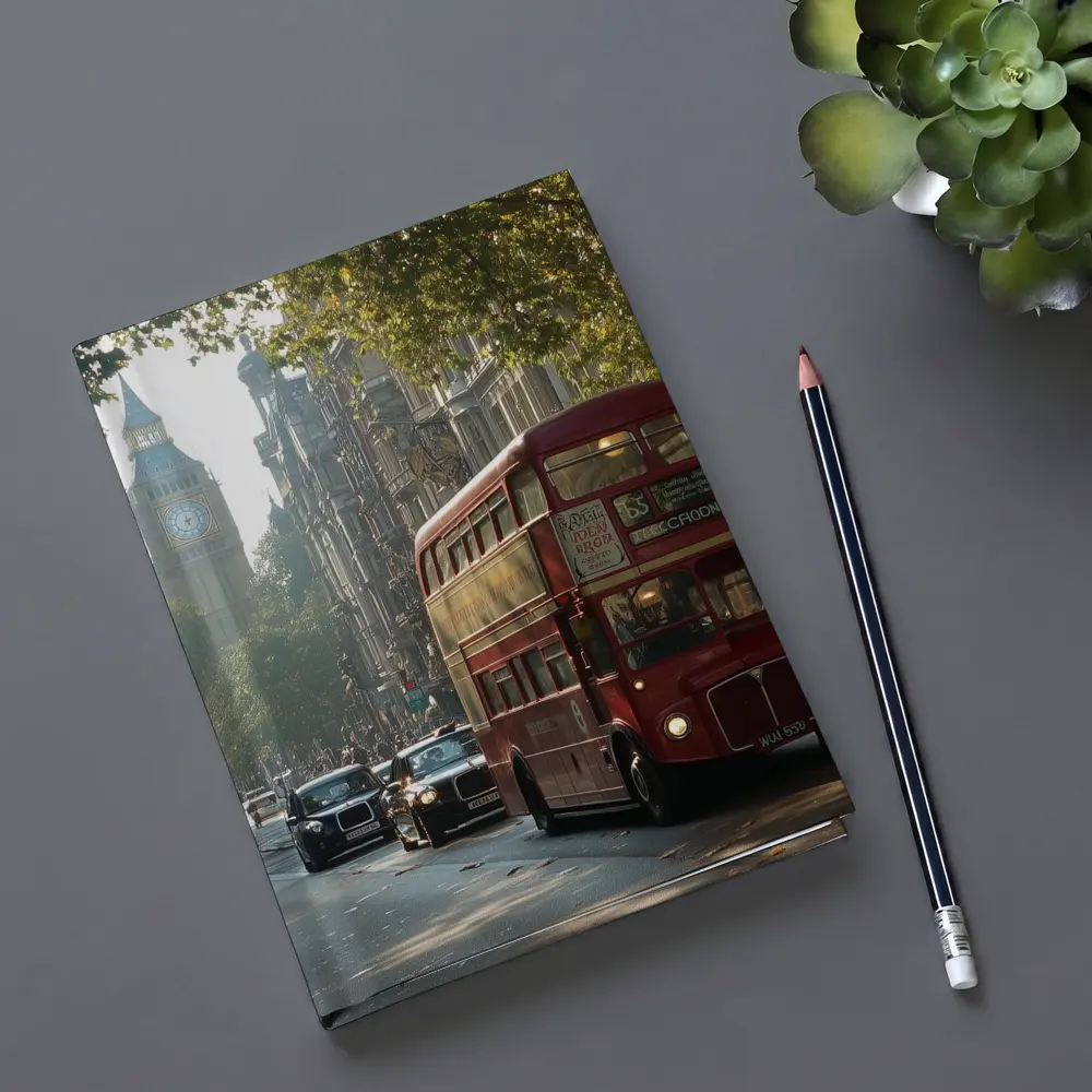 Red Double Decker Bus London Big Ben – Notebooks