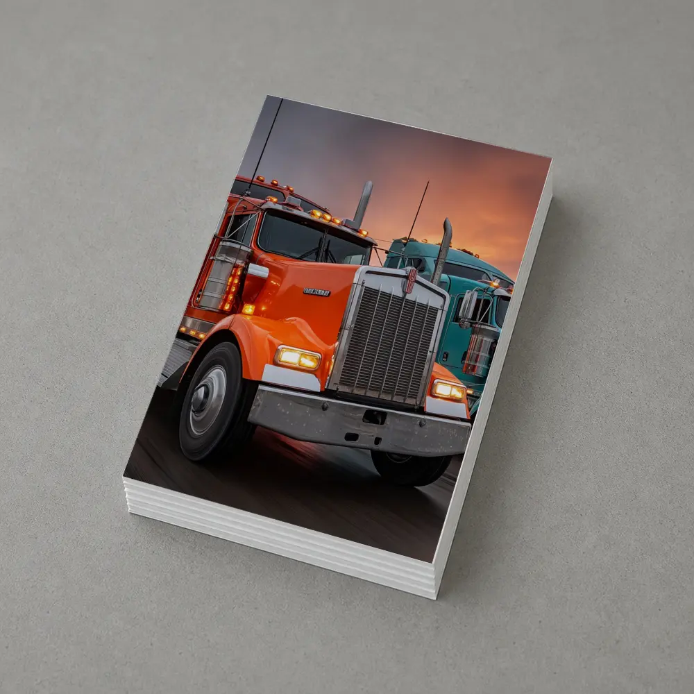 Kenworth Trucks Racing Desert Mountain Highway – Postcards