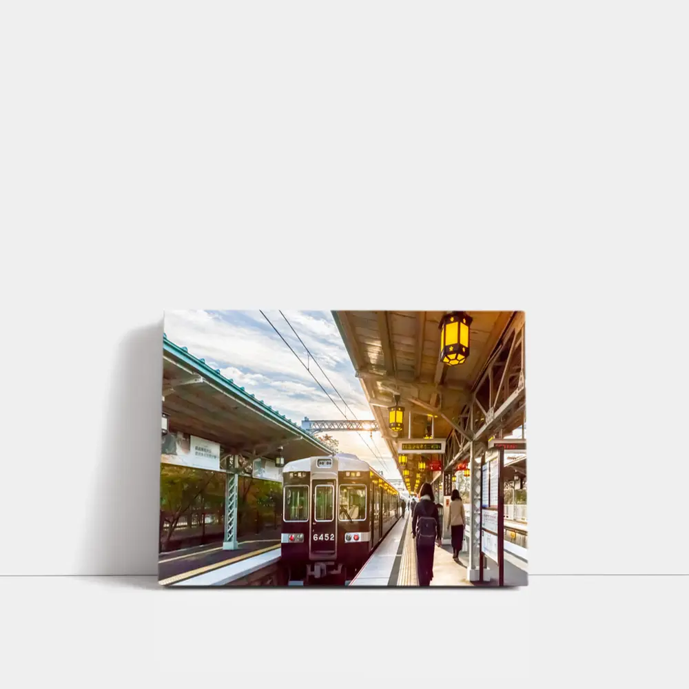 Arashiyama Train Station Platform Kyoto Japan – Wall Art