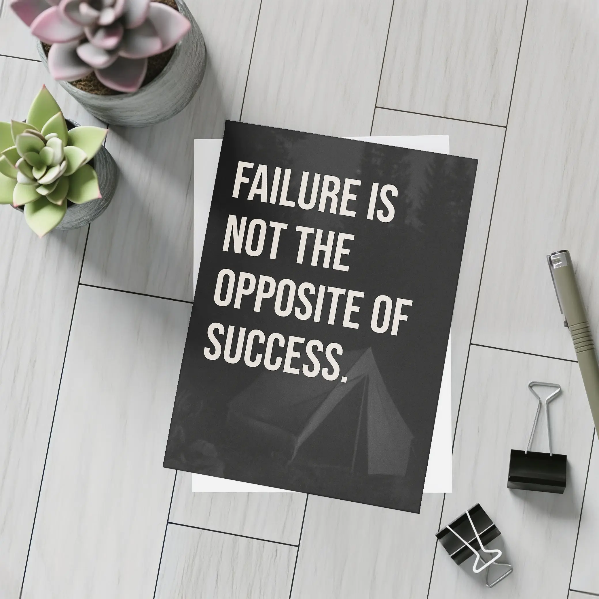 Failure Is Not The Opposite Of Success – Postcards