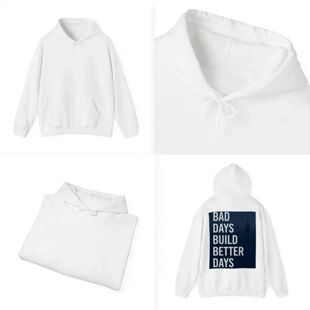 Bad Days Build Better Days City Skyline – Hoodies