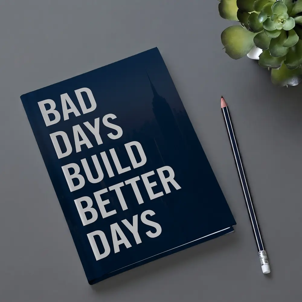 Bad Days Build Better Days City Skyline – Notebooks