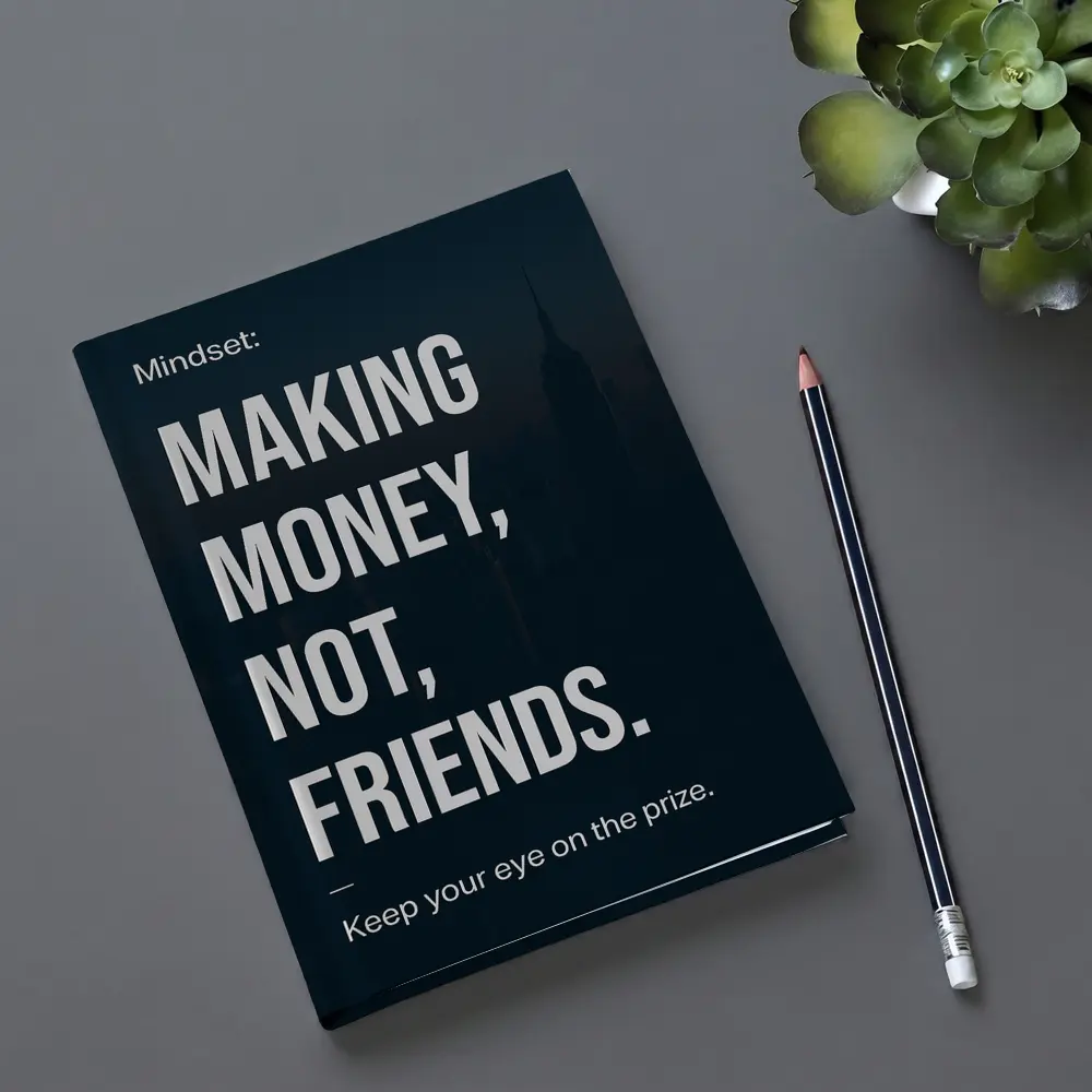 Making Money Not Friends Mindset Dark City – Notebooks