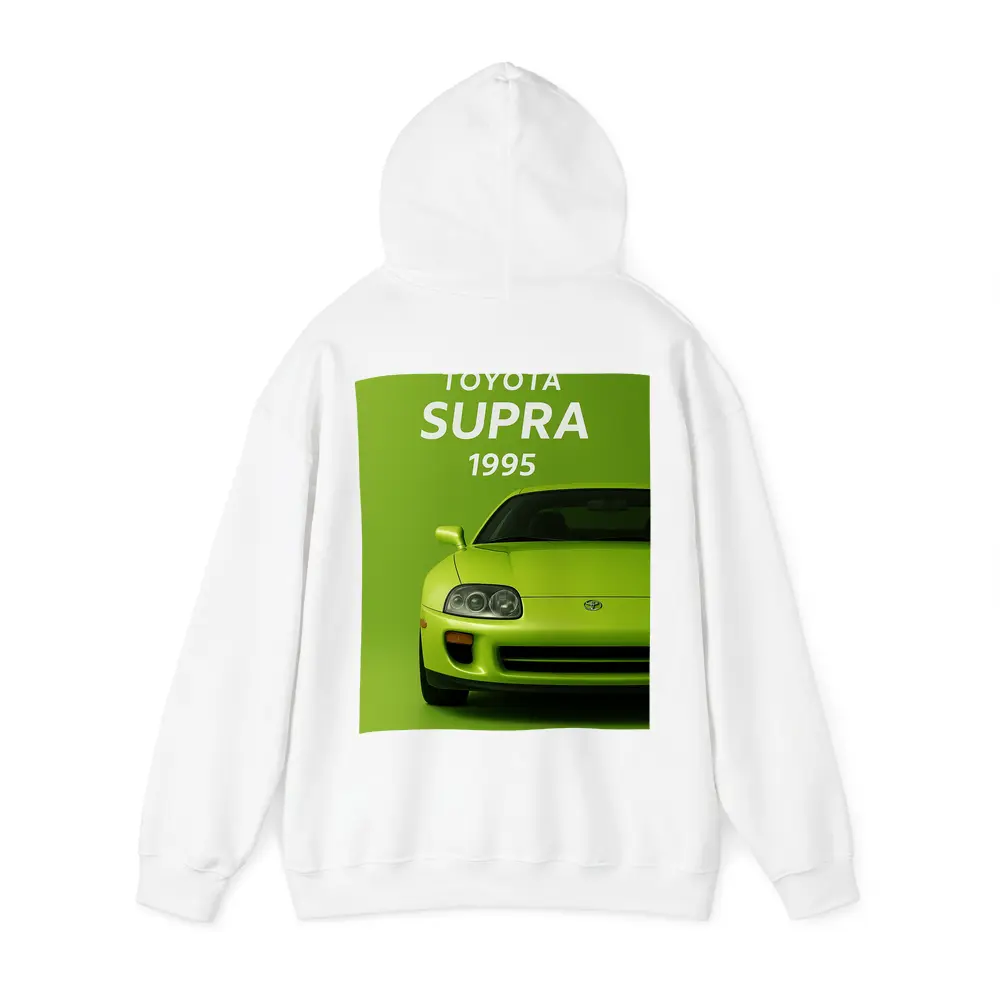 Toyota Supra Green Minimal Car Art – Hoodies