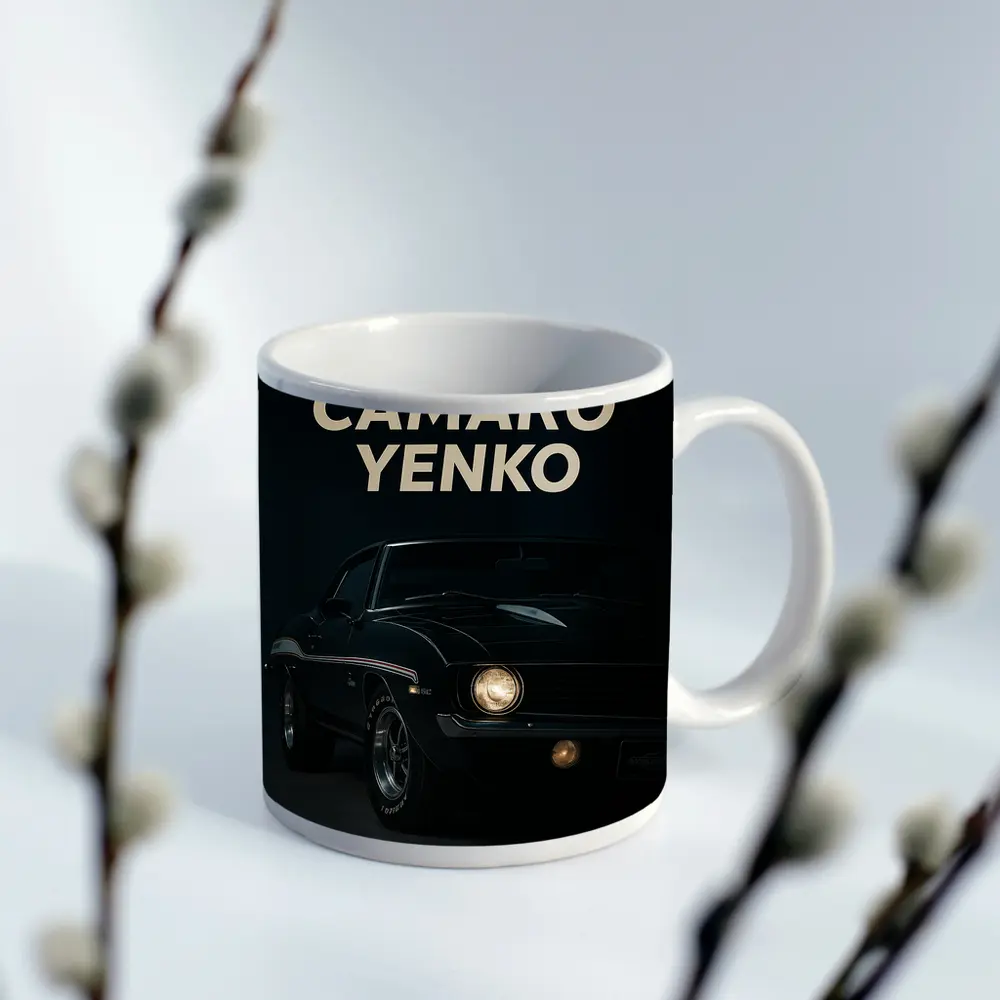 Chevrolet Camaro Yenko Classic Muscle Car Dark – Mugs