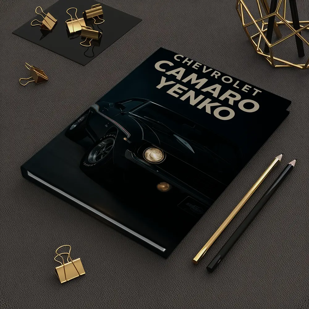 Chevrolet Camaro Yenko Classic Muscle Car Dark – Notebooks
