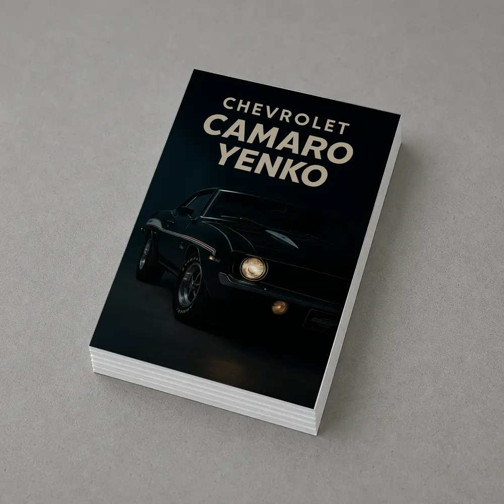 Chevrolet Camaro Yenko Classic Muscle Car Dark – Postcards