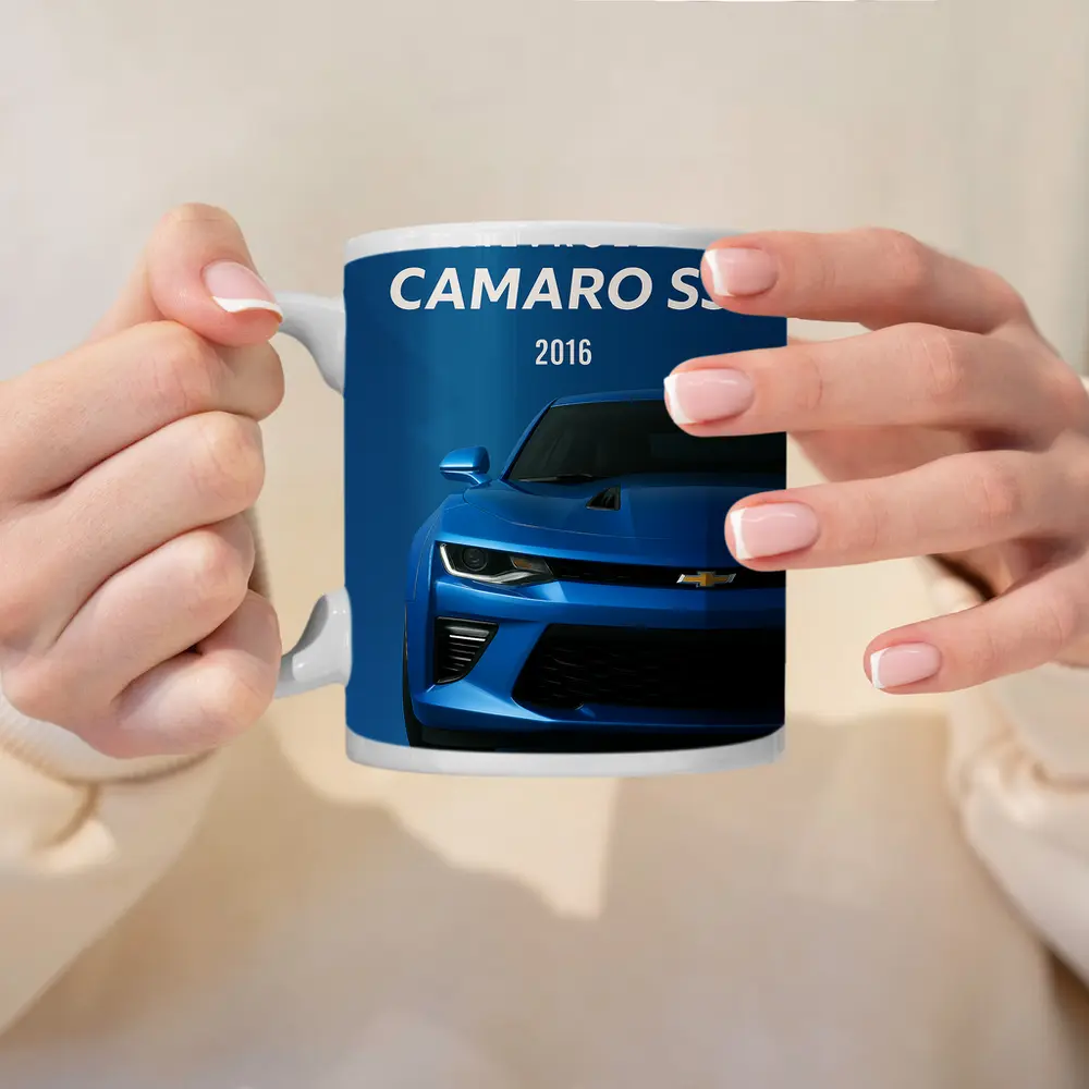 Chevrolet Camaro SS Blue Front View – Mugs