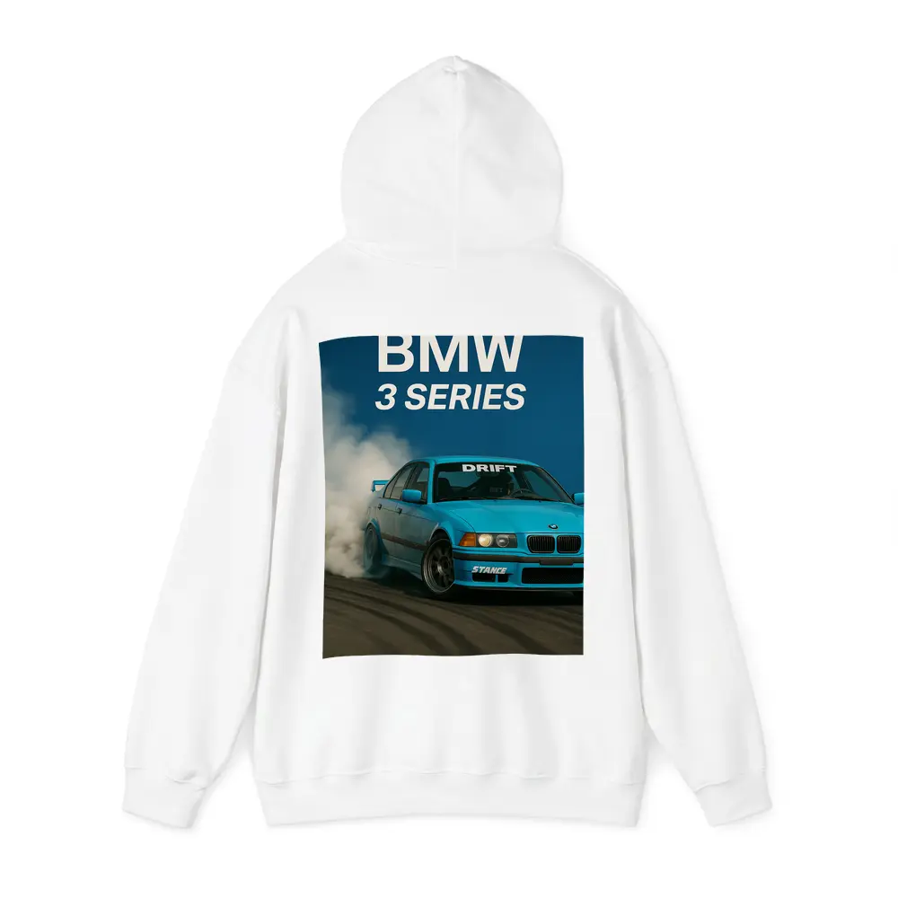 BMW 3 Series Drifting Blue Smoke Scene – Hoodies