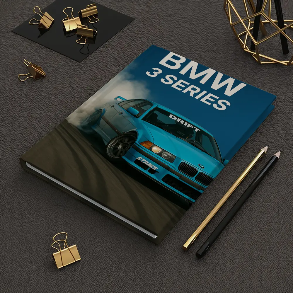 BMW 3 Series Drifting Blue Smoke Scene – Notebooks