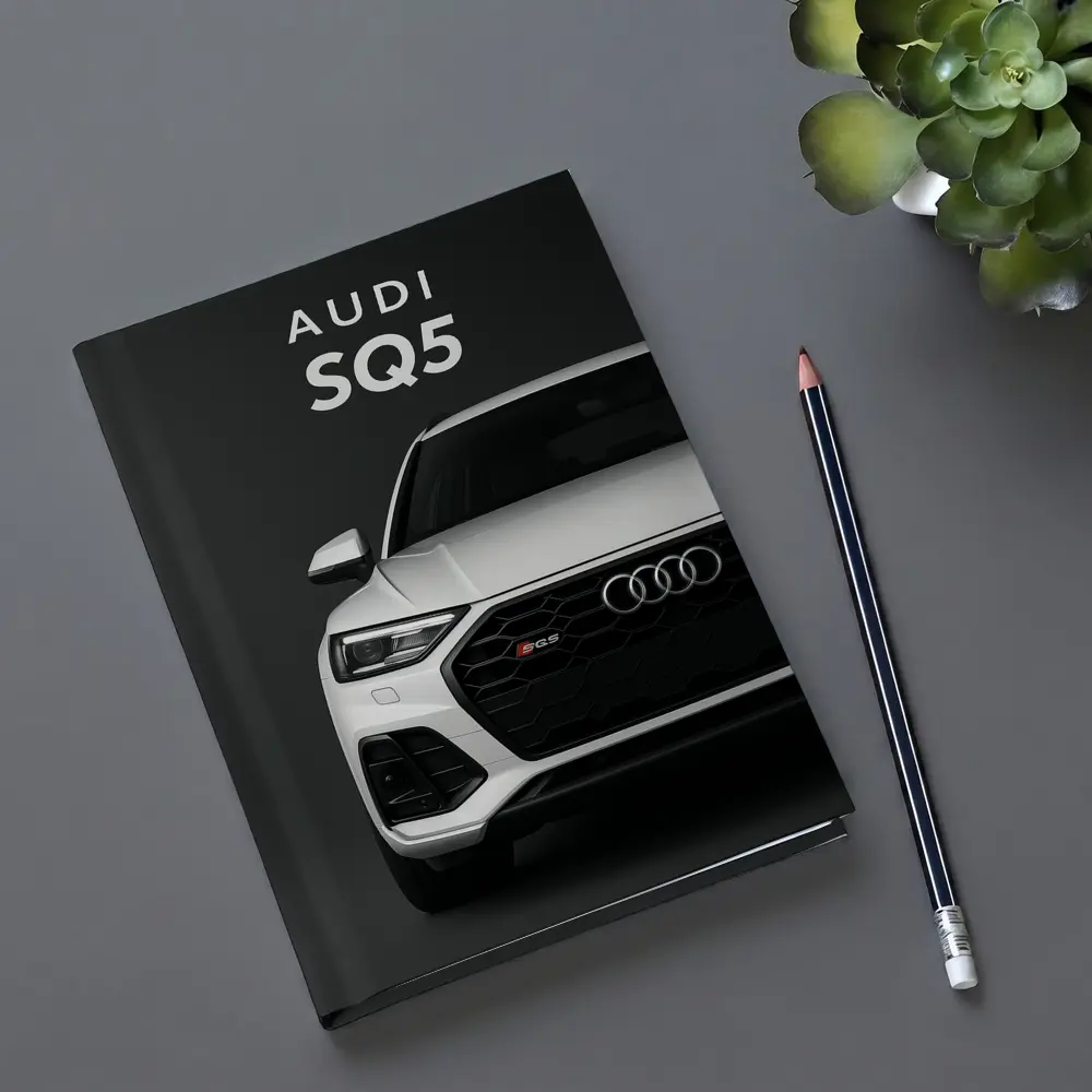 Audi SQ5 Front View Dark Background – Notebooks