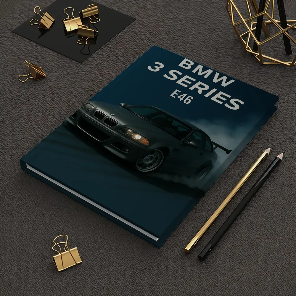 BMW 3 Series E46 Dark Smoky Background – Notebooks