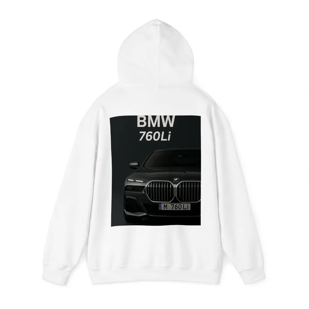BMW 760Li Dark Studio Front View – Hoodies