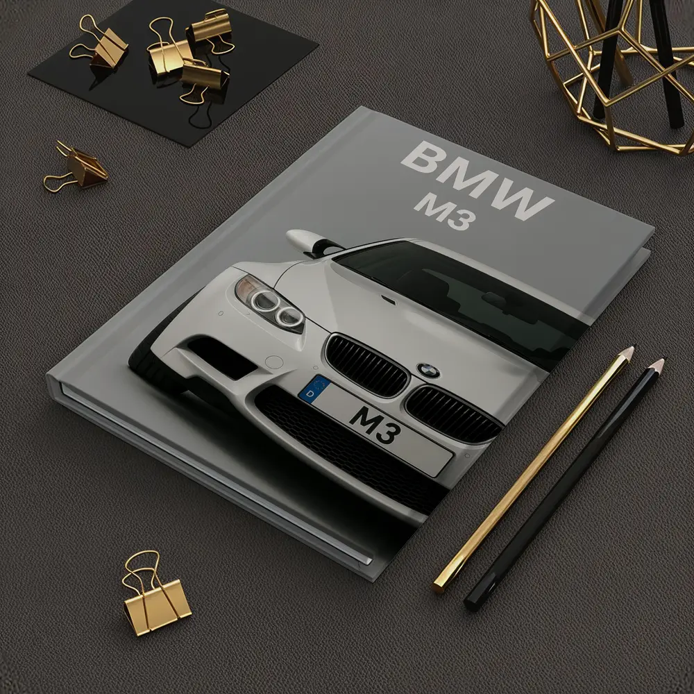 BMW M3 White Car Front View – Notebooks