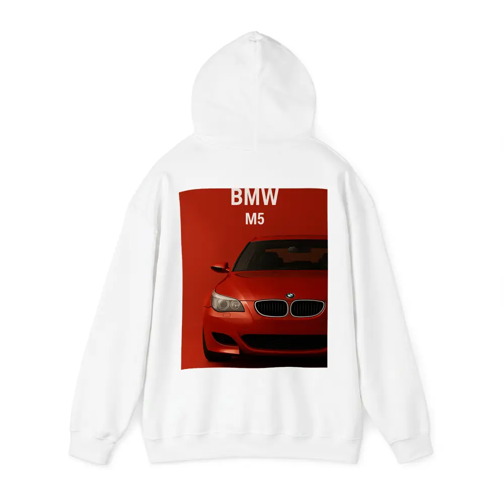 BMW M5 Red Car Front View – Hoodies