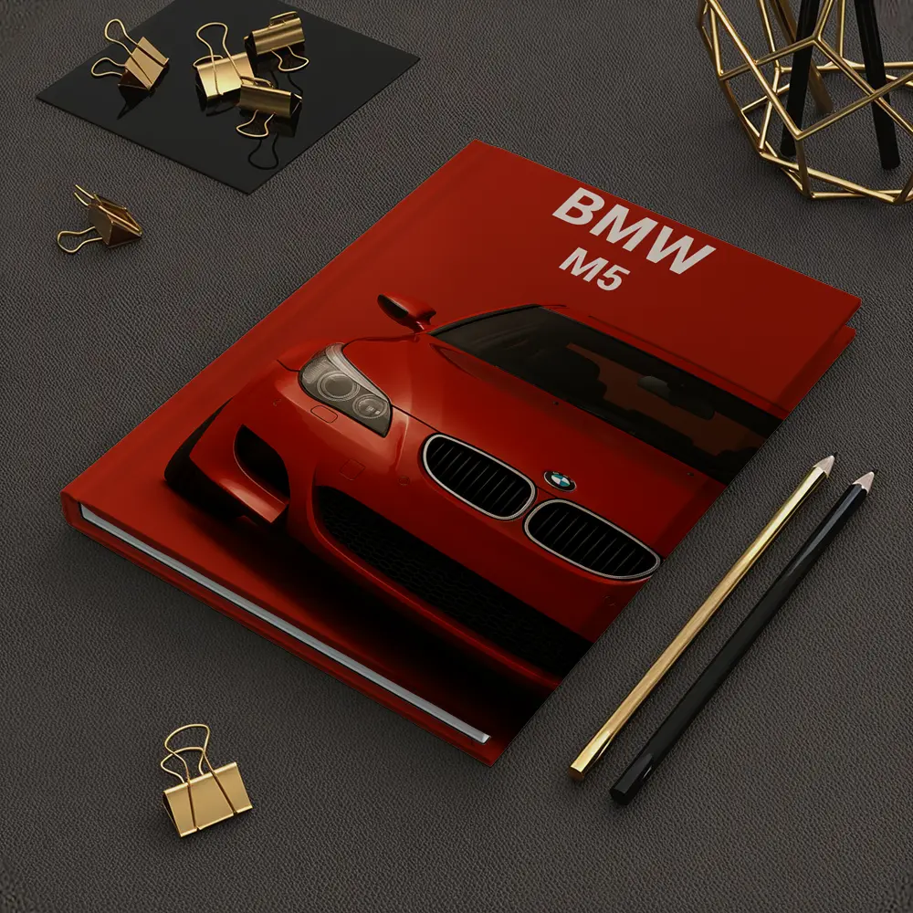 BMW M5 Red Car Front View – Notebooks