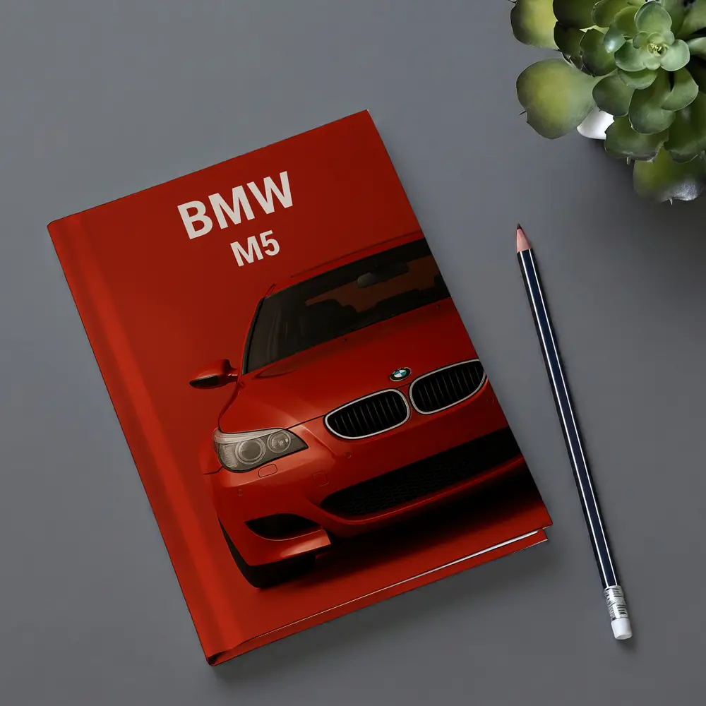 BMW M5 Red Car Front View – Notebooks