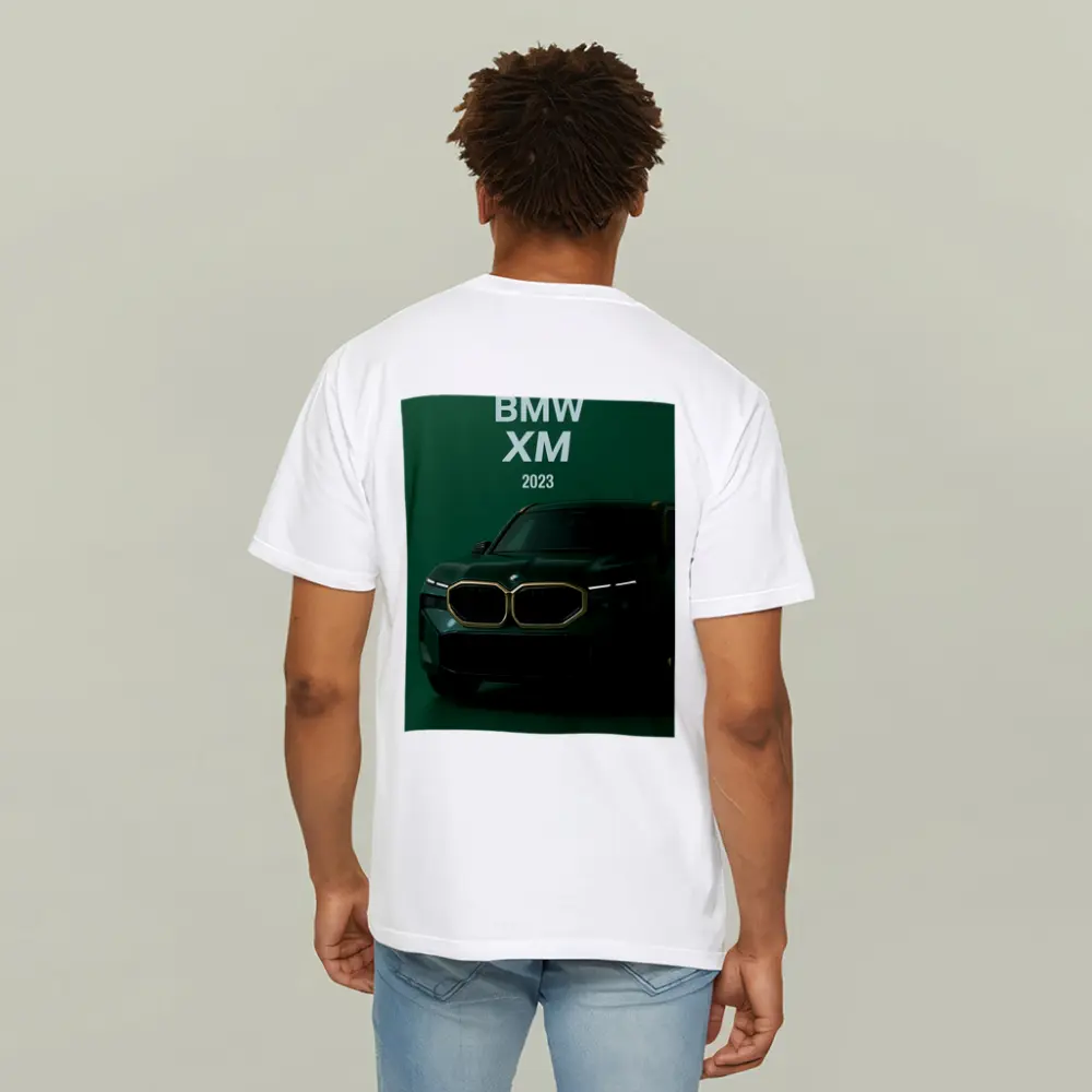 BMW XM Green SUV Dark Background – T-Shirts