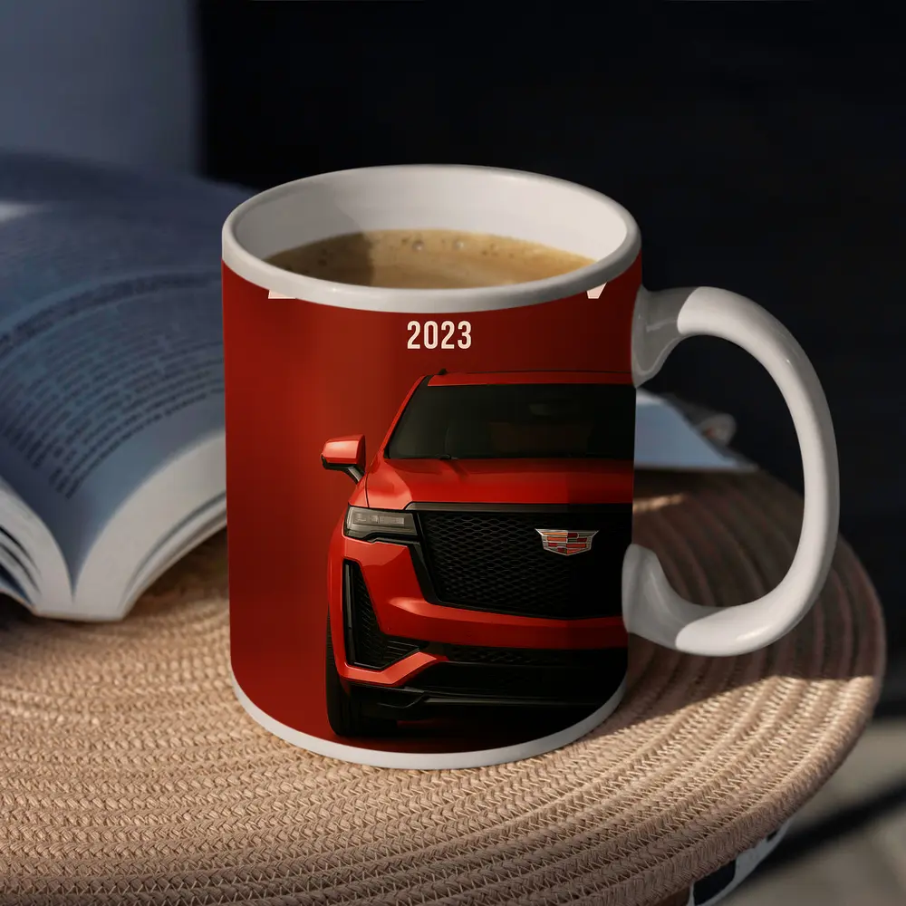 Cadillac Escalade V Red Studio Shot – Mugs