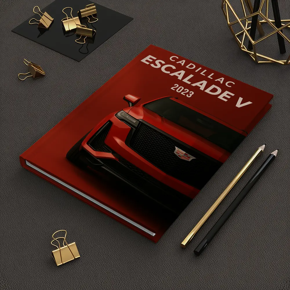 Cadillac Escalade V Red Studio Shot – Notebooks