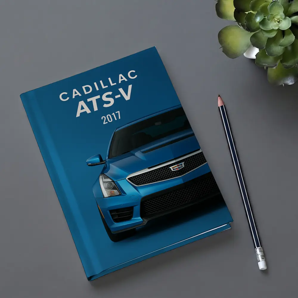 2017 Cadillac ATS-V Blue Front View – Notebooks