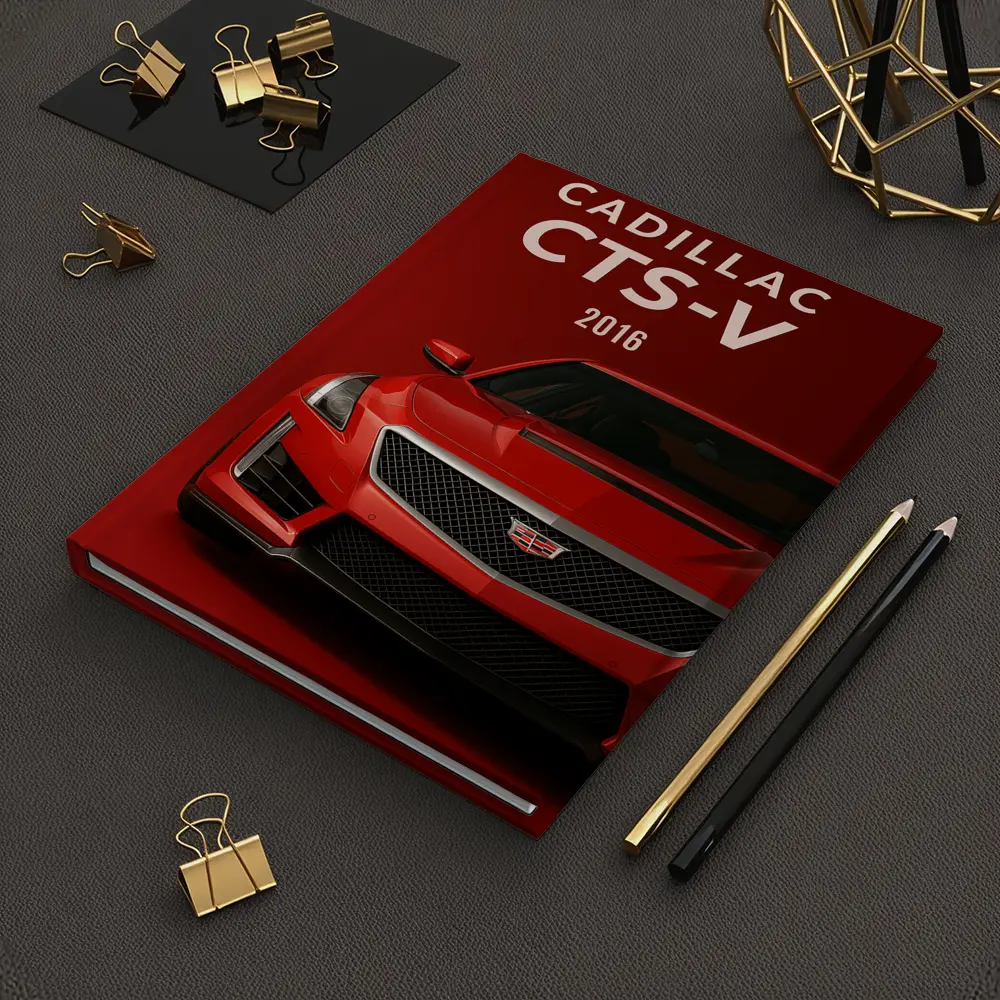 Cadillac CTS Red Bold Front View – Notebooks