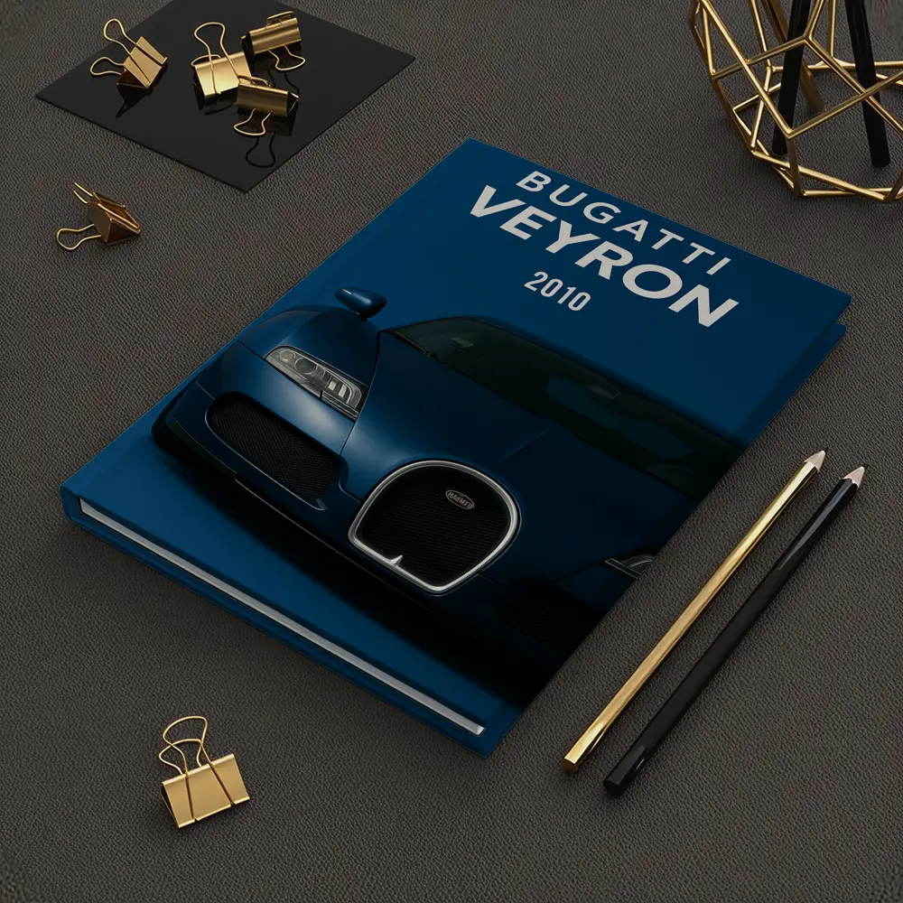 Bugatti Veyron 2010 Deep Blue Front – Notebooks
