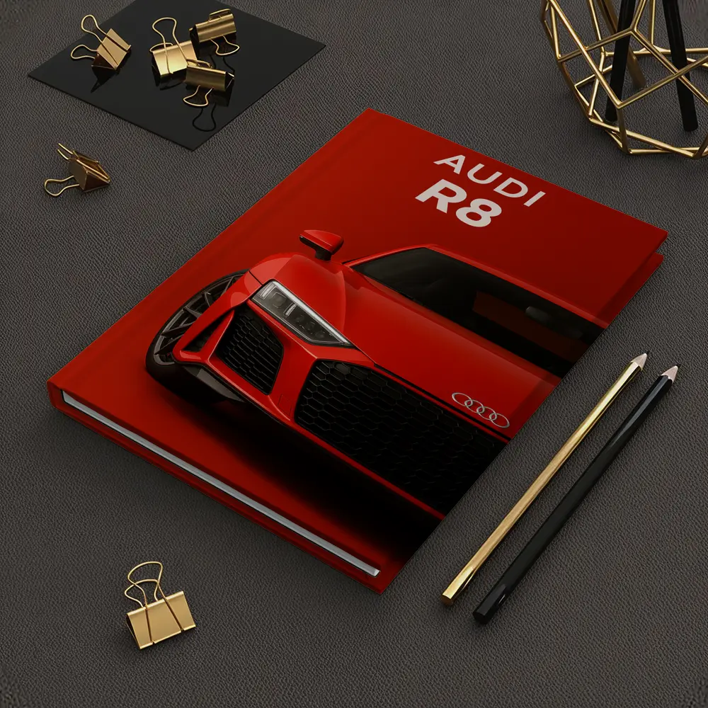 Audi R8 Red Supercar Front View – Notebooks