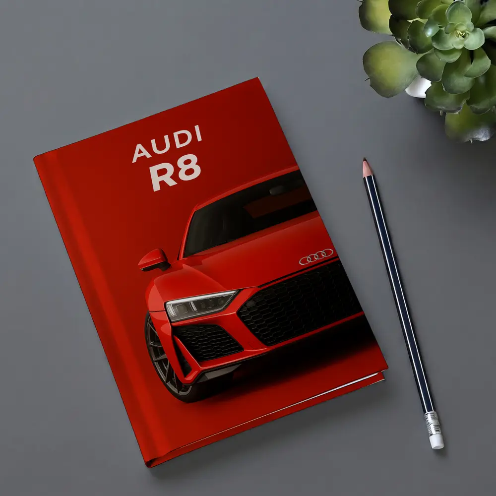 Audi R8 Red Supercar Front View – Notebooks