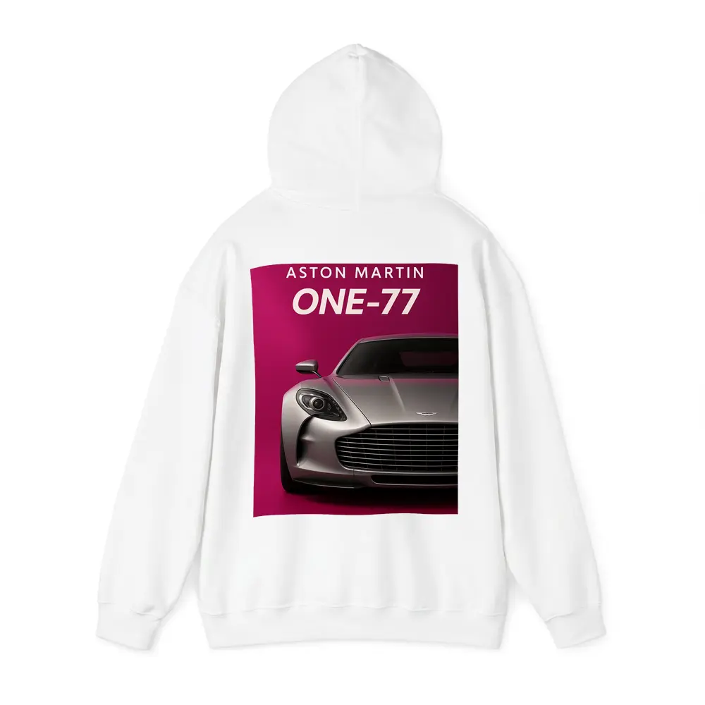 Aston Martin One Seventy Seven Pink Background – Hoodies