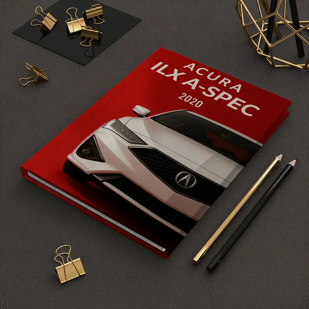 Acura ILX A-Spec White on Red – Notebooks