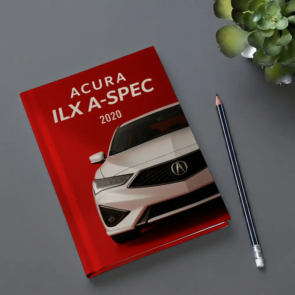 Acura ILX A-Spec White on Red – Notebooks