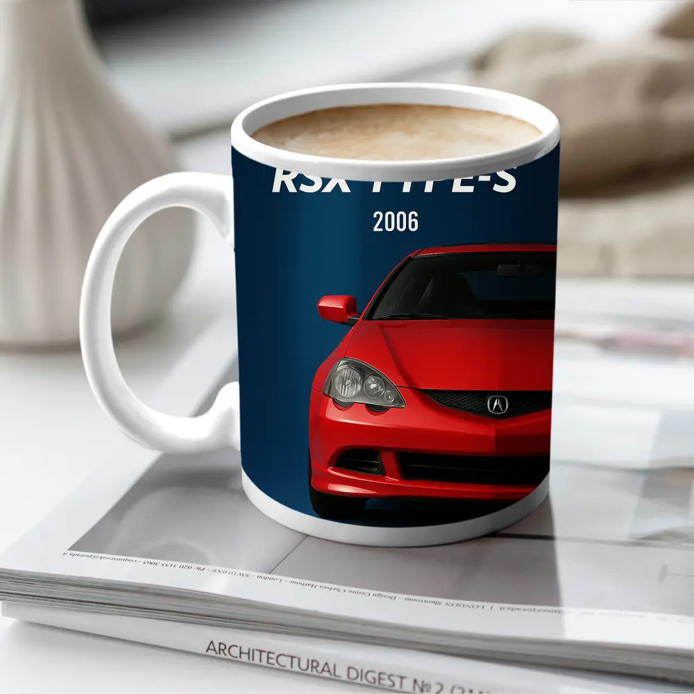 Acura RSX Type S Red Front View – Mugs