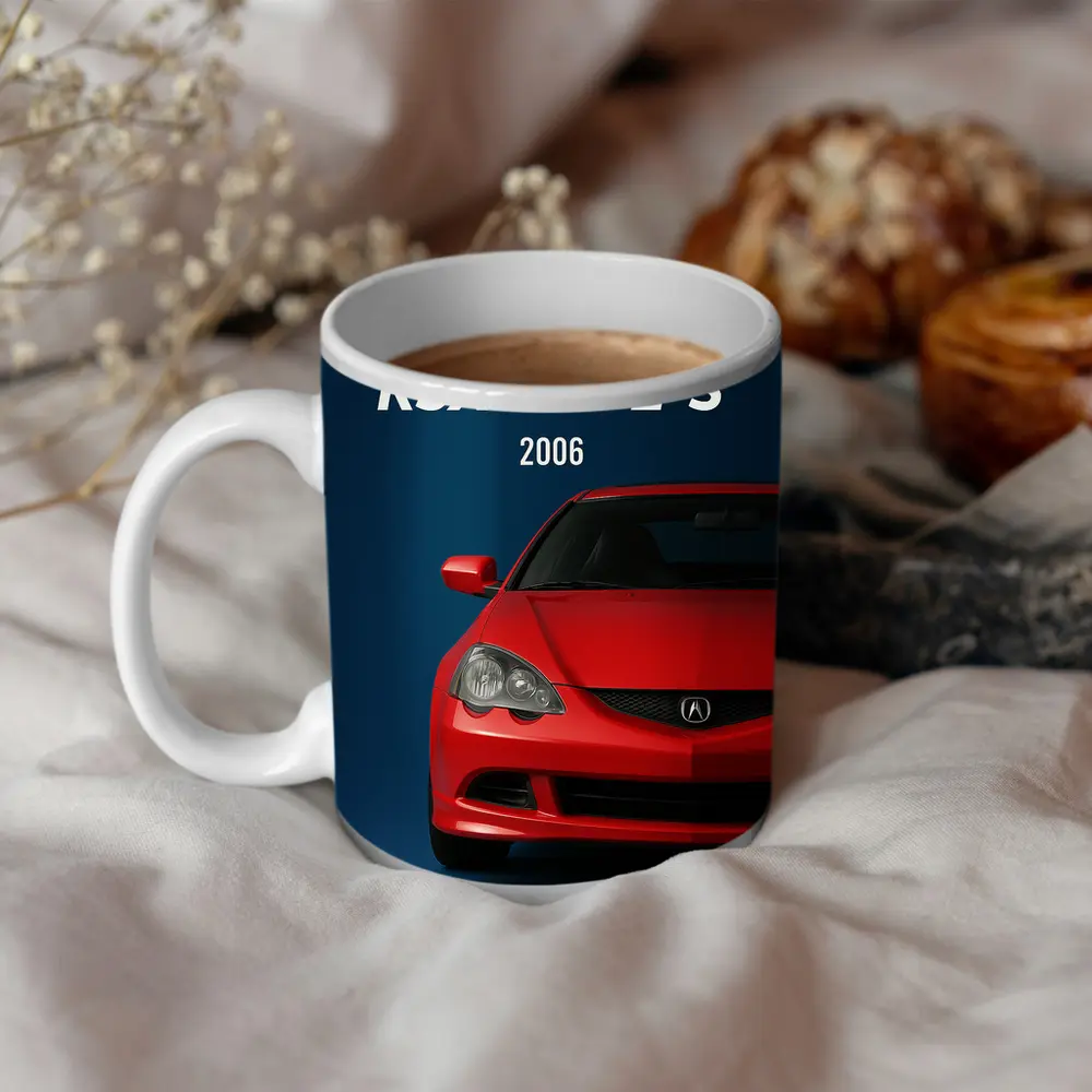 Acura RSX Type S Red Front View – Mugs