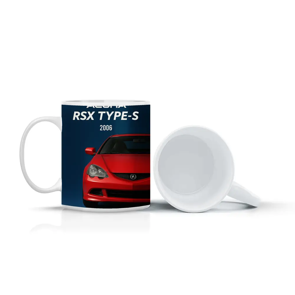 Acura RSX Type S Red Front View – Mugs