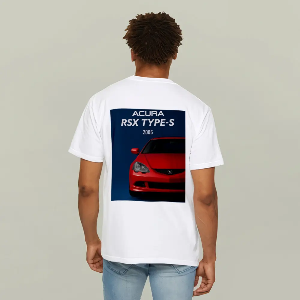 Acura RSX Type S Red Front View – T-Shirts