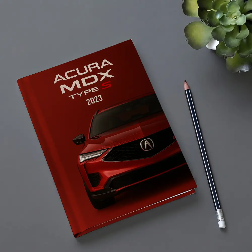2023 Acura MDX Type S Red Background – Notebooks