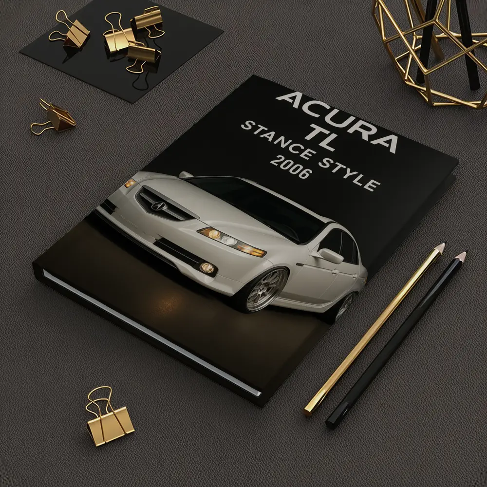 Acura TL Stance Style White Studio – Notebooks