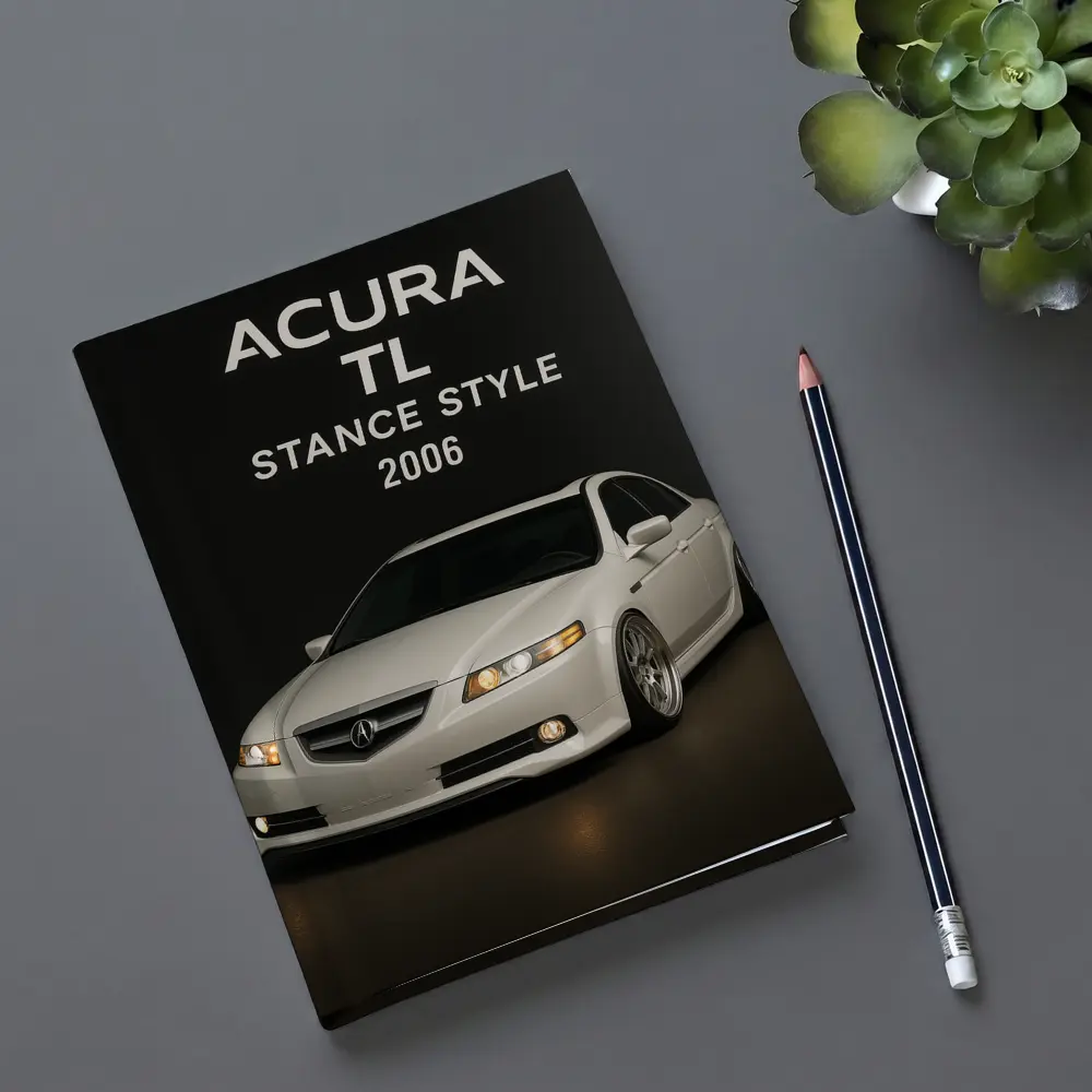 Acura TL Stance Style White Studio – Notebooks