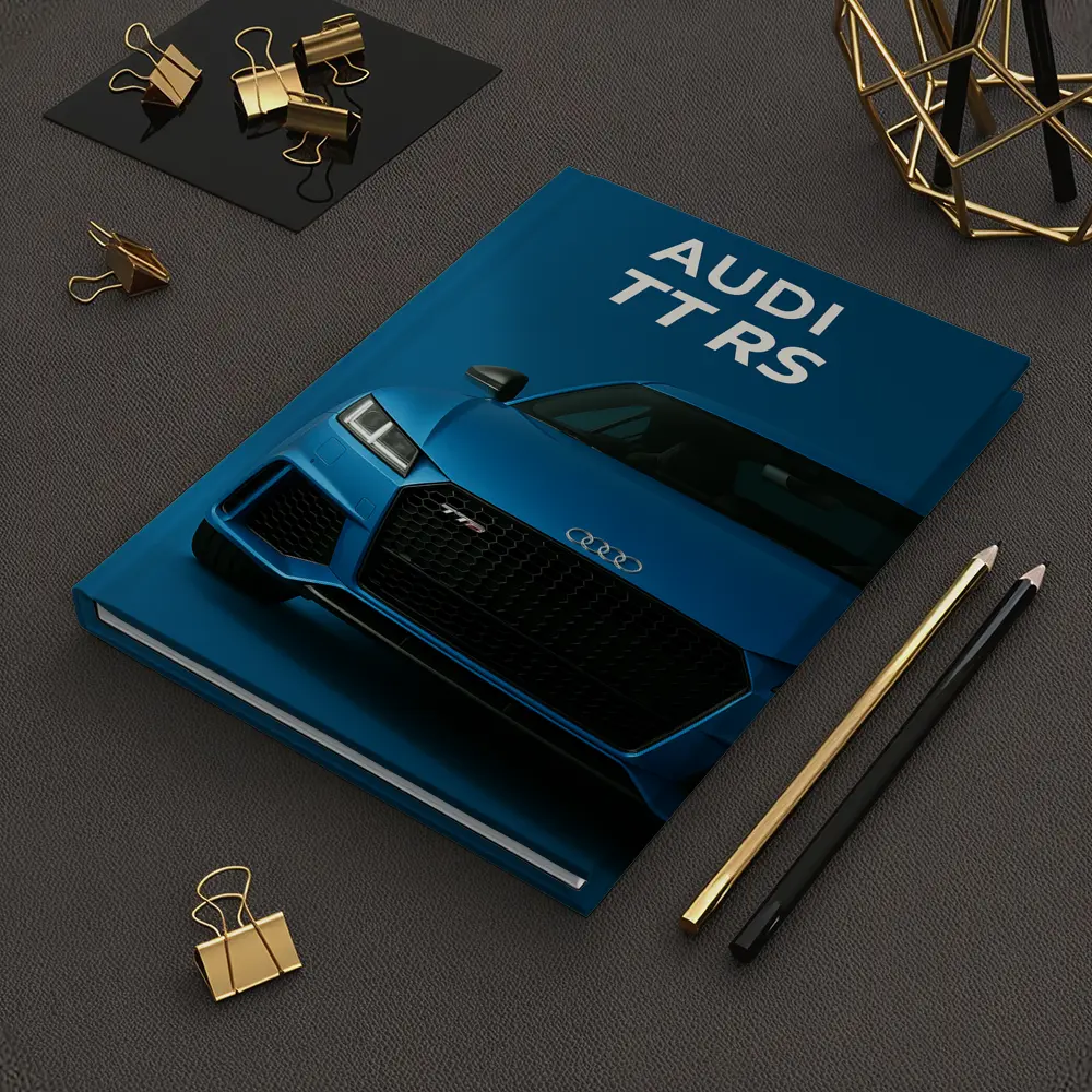 Audi TT RS Blue Studio Front View – Notebooks