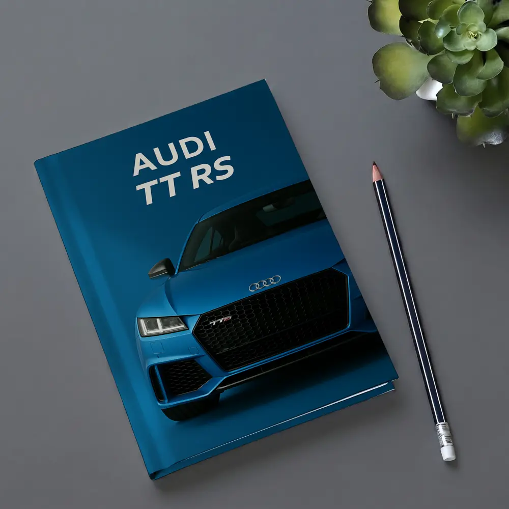 Audi TT RS Blue Studio Front View – Notebooks