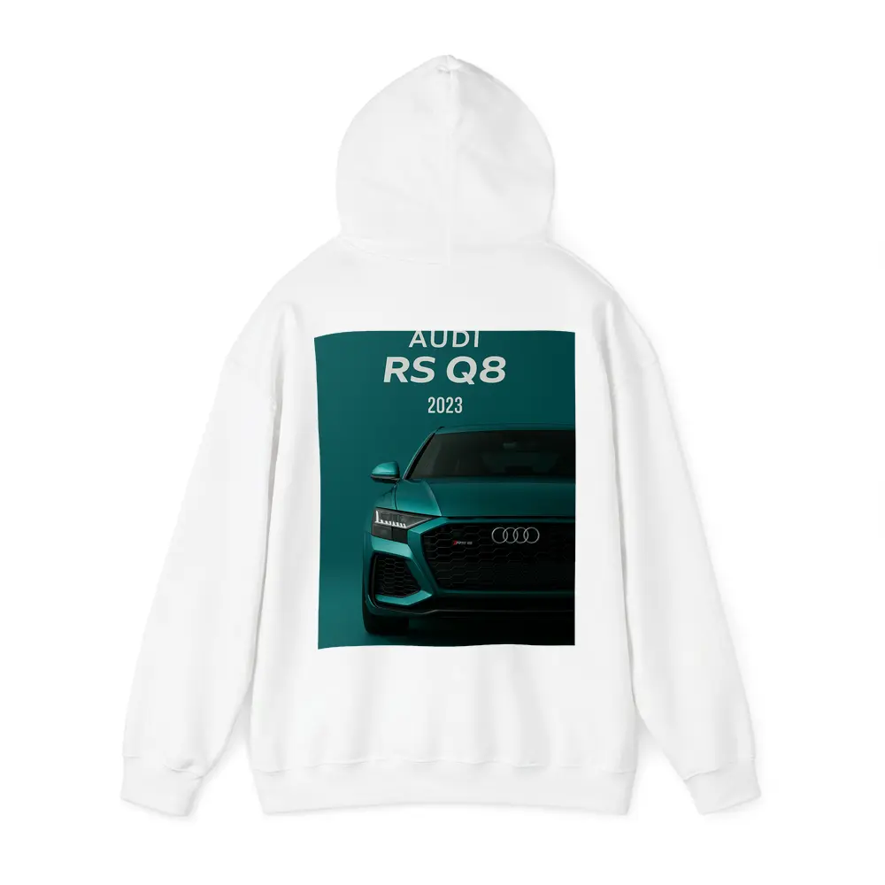 Audi RS Q8 2023 Teal Green Front – Hoodies
