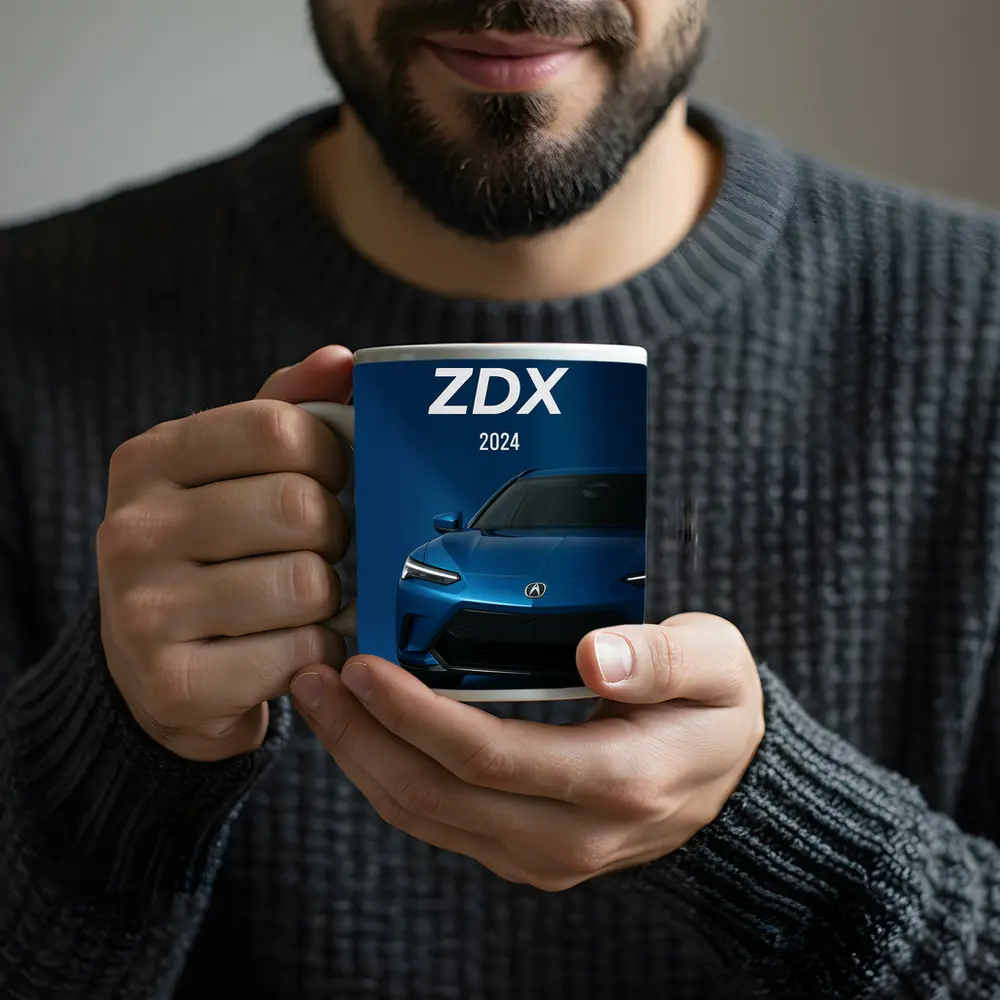 2024 Acura ZDX Blue Front View – Mugs