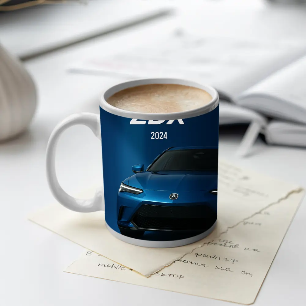 2024 Acura ZDX Blue Front View – Mugs